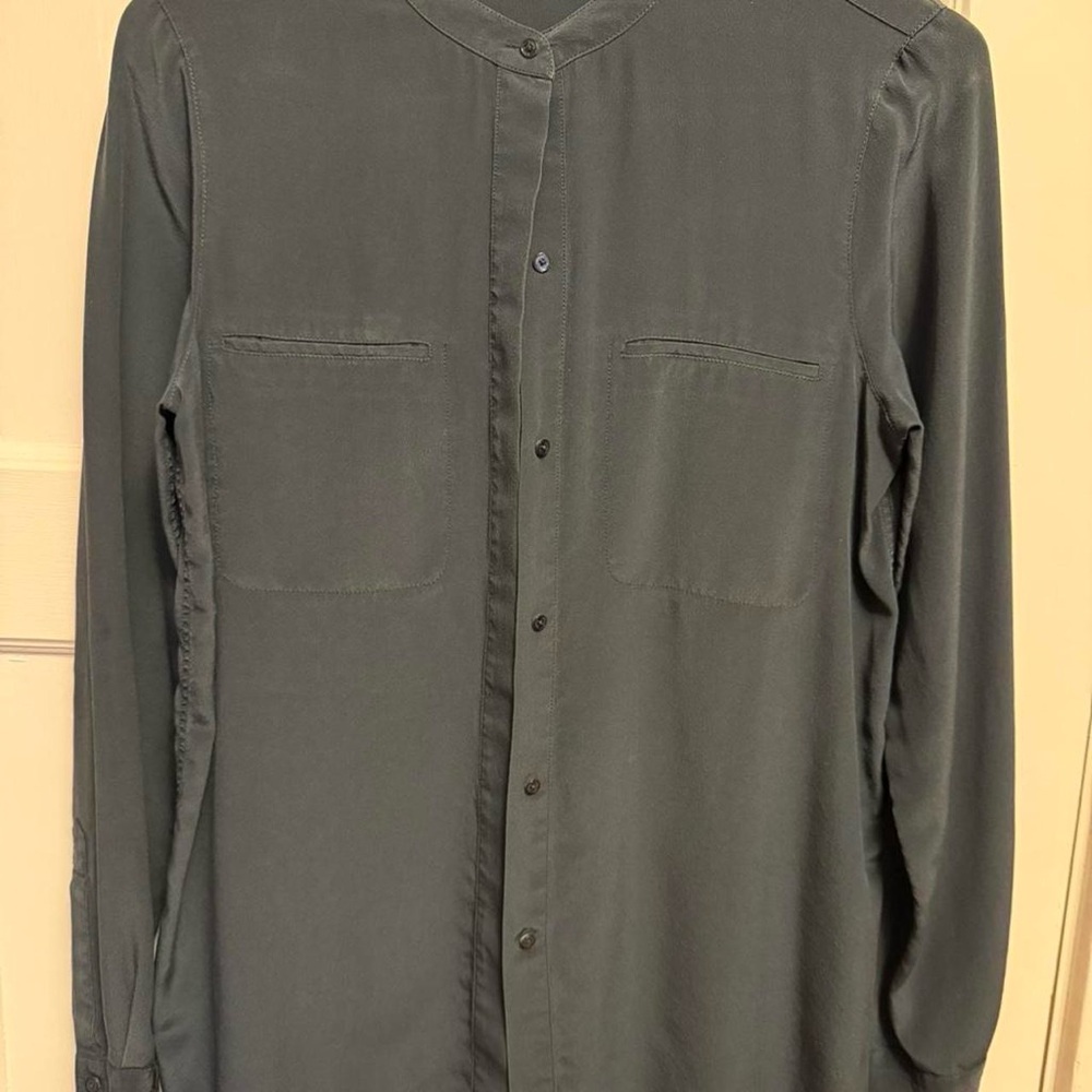 Vince Deep Green Blouse